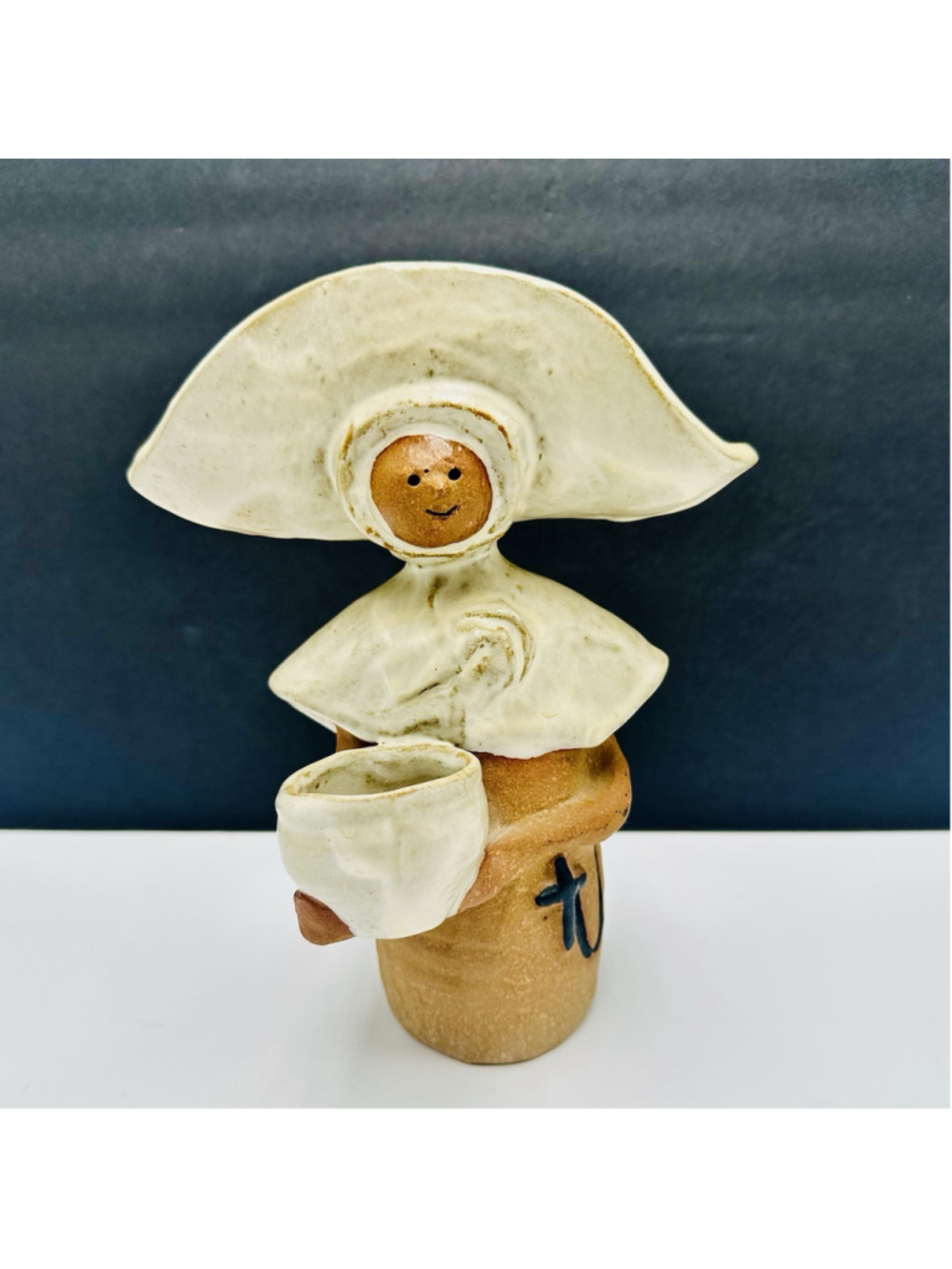 VTG 1950s Metlox Poppy Trail Pottery Monica Nun Poppet 8” Helen Slater Hand Made